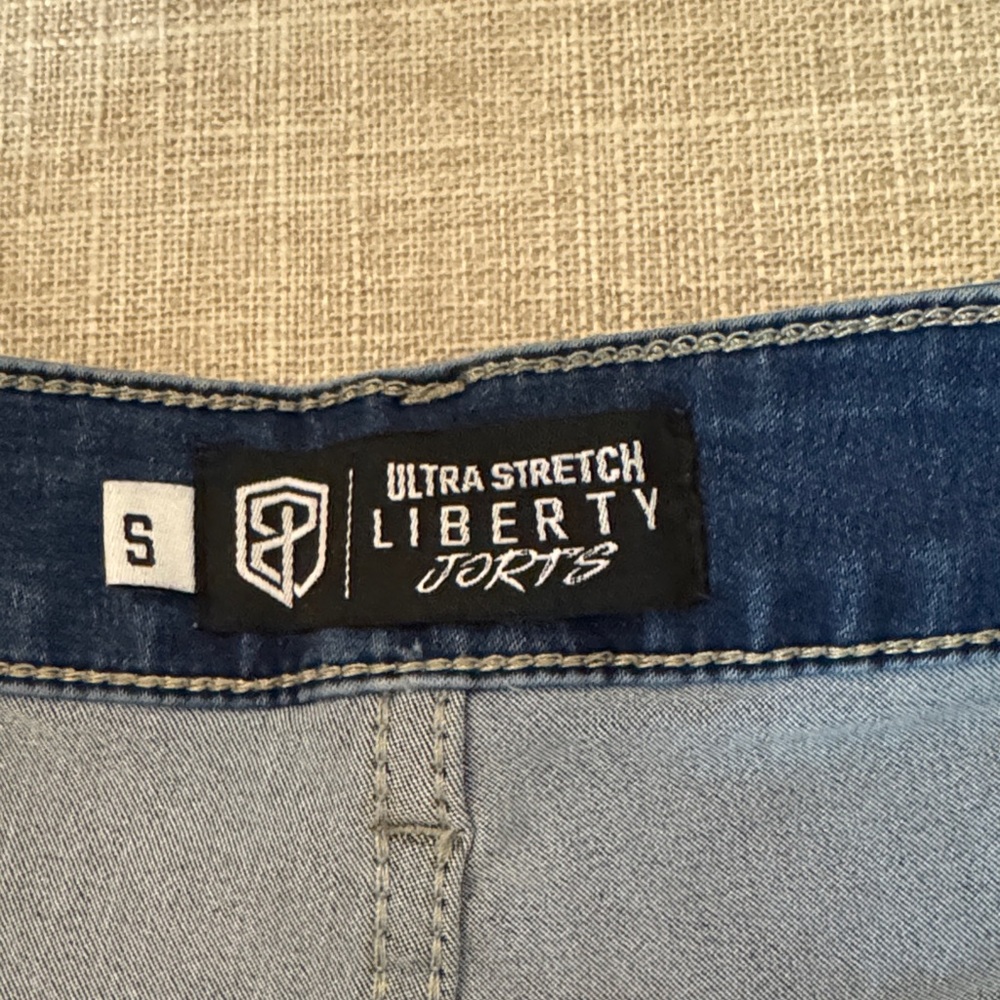 Born Primitive Blue Denim Shorts - Picture 2 of 4